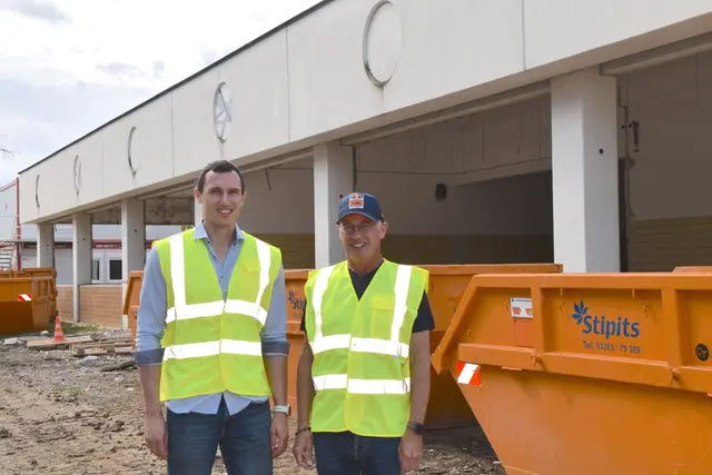 Georg und Wolfgang Günster sind Profis auch beim Abriss. | Foto: Michael Strini