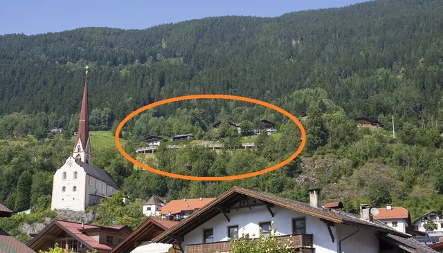 In diesem Bereich soll das Projekt Berghof umgesetzt werden. | Foto: Anrainer Schrofen