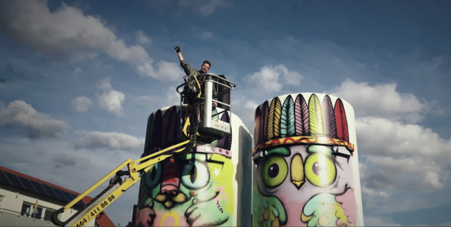 Die Kunstwerke des Festivals aus dem Jahr 2020 in der Oststeiermark stehen beim Buschenschank Ramminger in Arnwiesen, bei Estrich Maier in Nestelbach bei Ilz und bei der Mittelschule Markt Hartmannsdorf. | Foto: Future Icons