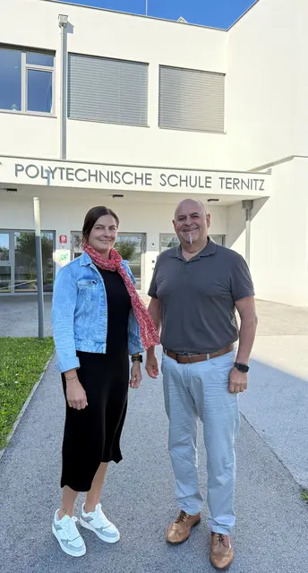  Barbara Happel folgt auf Erich Santner (r.). | Foto: PTS Ternitz