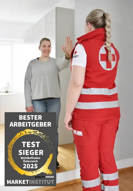 Das Rote Kreuz Burgenland ist bester Arbeitgeber in Sachen Wohlbefinden.  | Foto: Rotes Kreuz Österreich/Market Institut