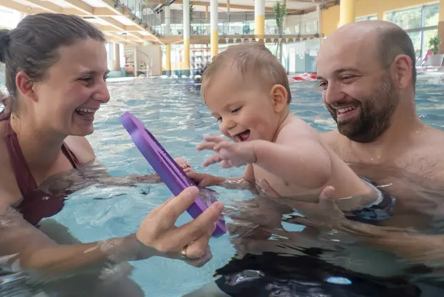 Den Kindern wird die natürliche Freude am Element Wasser vermittelt. | Foto: Beluga Schwimmschule