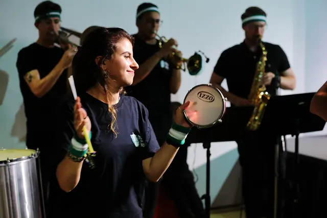 Für die musikalische Stimmung sorgten Nove Ponto Nove und Die Niachtn. | Foto: Universalmuseum Joanneum/J.J.Kucek