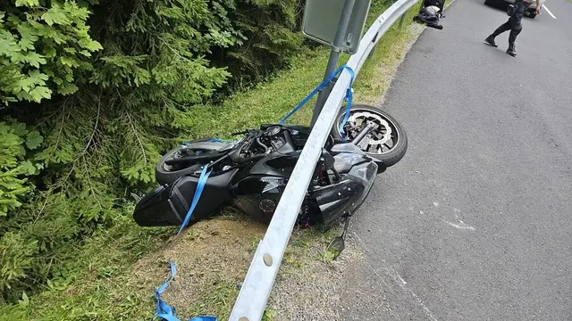 Vor Kurzem ereignete sich auf der Schöcklstraße ein Motorradunfall. | Foto: FF St. Radegund