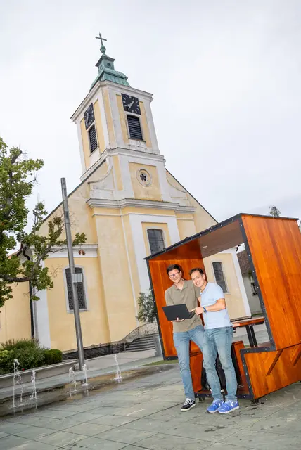 Der Rathausplatz ist ein absoluter Hitze-Hotspot in Leobersdorf. | Foto: Husar Christian