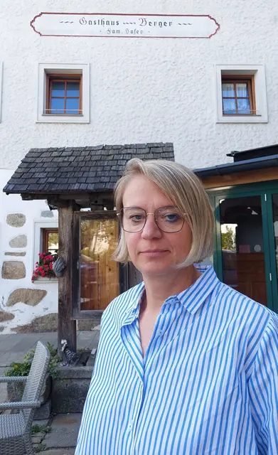 Bürgermeisterin Katharina Kaltenberger setzt sich für das Gasthaus in ihrer Gemeinde ein. | Foto: Kaltenberger