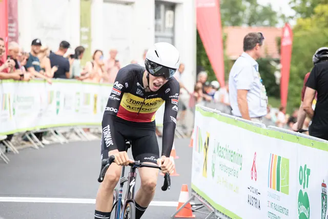 Sieger Sander Willems beim Zieleinlauf | Foto: Peter Maurer/Cycling Austria