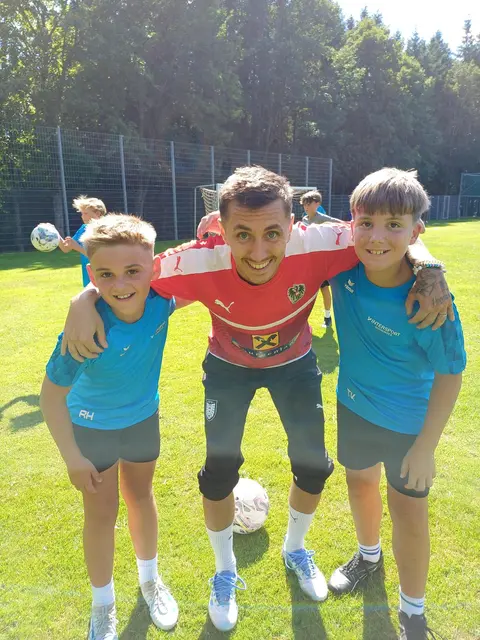 Beim Training mit Ex-Bundesliga-Kicker Max Sax | Foto: Froschauer/Leitenmayr