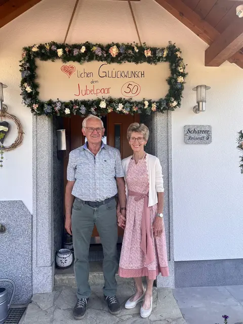 ST. AEGIDI: Das Goldene Ehejubiläum feierten Maria und Hermann Scharrer. | Foto: Scharrer