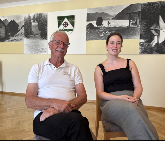 Gernot Amlacher und Antonia Granitzer im Gespräch über das Leben in Stockenboi zwischen gelebter Tradition und neuen Perspektiven. | Foto: MeinBezirk.at