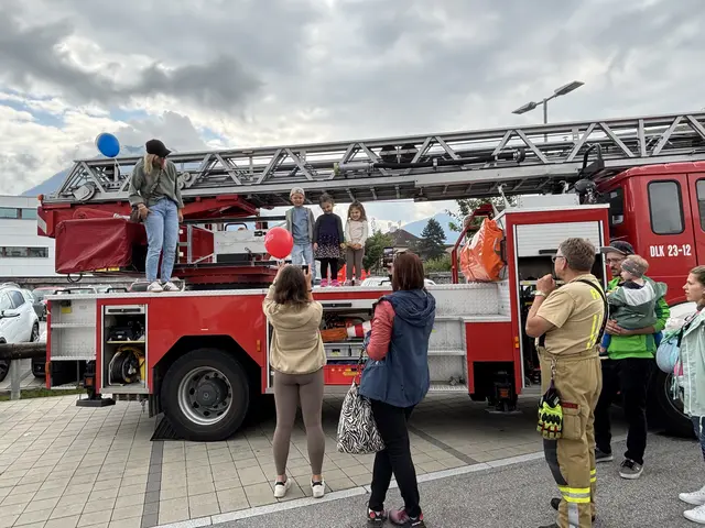 Die Feuerwehr Reutte öffnete bei der ORF-Sommerfrische ihre Türen und Tore, und zeigte, was sie hat und was sie kann!