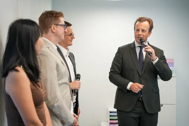 Gesundheitslandesrat Karlheinz Kornhäusl betonte die Bedeutung von medizinischen Primärversorgungszentren als Zukunftskonzept. | Foto: Land Steiermark