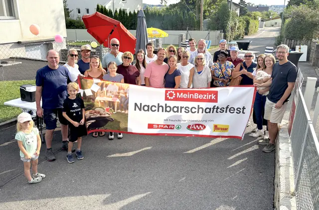 Da Nachbarschaftsfest kam heuer in die Eichengasse nach Krottendorf bei Weiz. | Foto: MeinBezirk