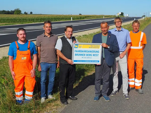 Die Arbeiten konnten trotz hoher Verkehrsbelastung ohne größere Behinderungen abgeschlossen werden. | Foto: Land NÖ