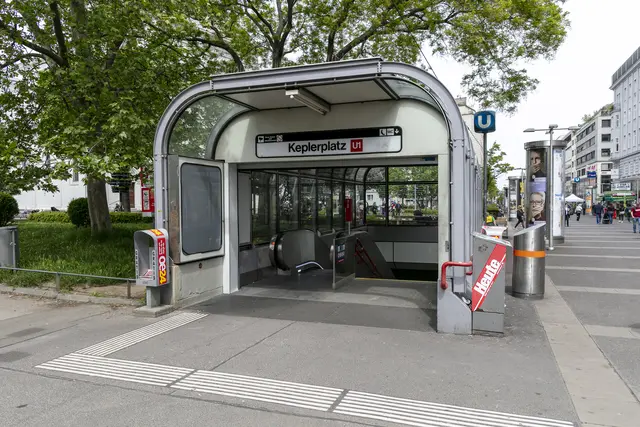 Der Kepler Platz ist nach Astronom und Physiker Johannes Kepler benannt. | Foto: Wiener Linien