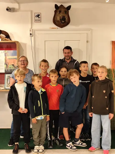 Die Kinder verbrachten einen spannenden Vormittag im Museum. | Foto: Johann Wiesinger, Haager Heimatmuseum