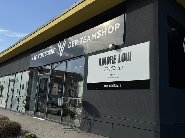 Der neue ASK Teamshop in Voitsberg.