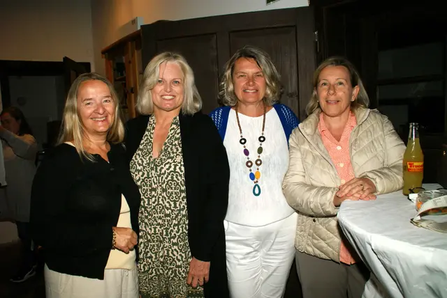 Damenrunde: Monika Pfingstl, Petra Werkovits, Anita Ploder-Theißl und Franziska Theißl. | Foto: Anna Maria Kaufmann