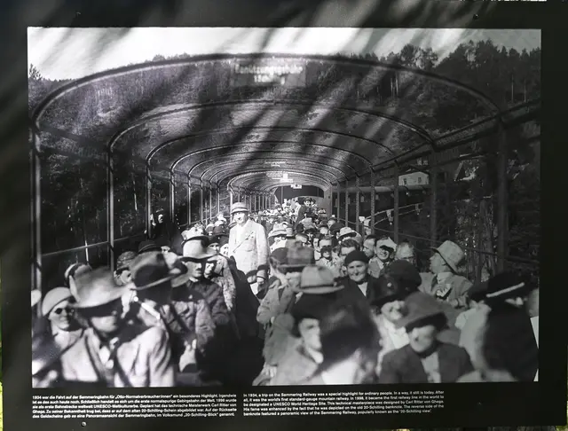 Fahrt auf der Semmeringbahn 1934