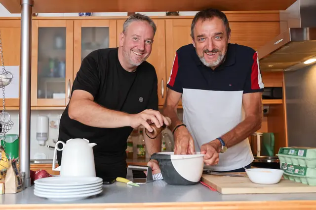 Der letzte Tag der "Jobtour" von AK-Präsident Gerhard Michalitsch fand zwischen Kuscheltieren und Spielzeugautos statt. | Foto: Arbeiterkammer Burgenland