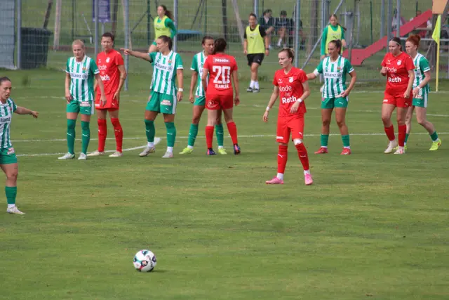 Die Grün-Weissen von Rapid Wien waren diesmal für die Steirerinnen eine Nummer zu groß. | Foto: MeinBezirk/Hofmüller