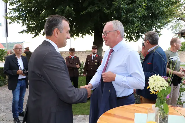 Thomas Kraushofer und Stephan Pernkopf. | Foto: Tanja Handlfinger