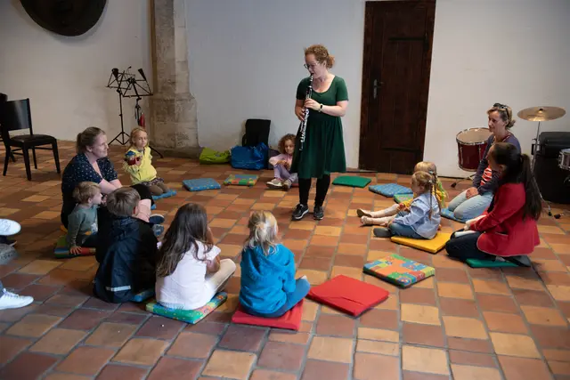 Kinder-Workshop mit Anna Eppel-Glantschnig | Foto: Stadtkapelle Klosterneuburg