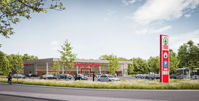 ÖVP und Grüne kritisieren die fehlenden Grünflächen bei der neuen Spar Filiale in Mattersburg. | Foto: SPAR