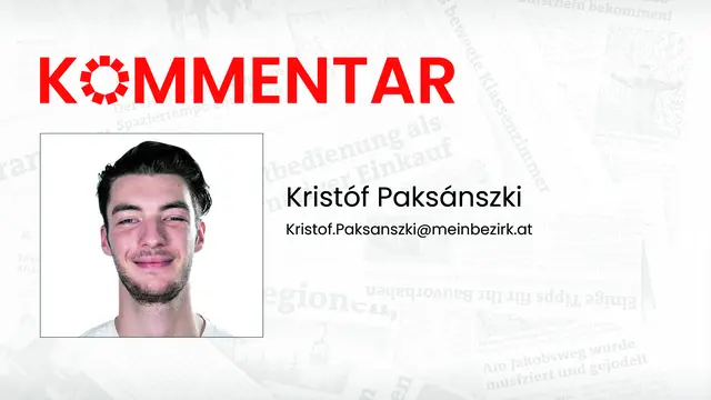 Kristóf Paksánszki, Jungredakteur. | Foto: MeinBezirk