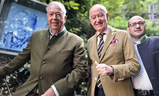 Herbert Lippert, Hermann Döllerer und Bürgermeister Martin Dietrich. | Foto: Josef Wind