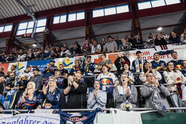 Die Fans in der Ke Kelit Arena feuerten die Teams lautstark an. | Foto: EC Red Bull Salzburg