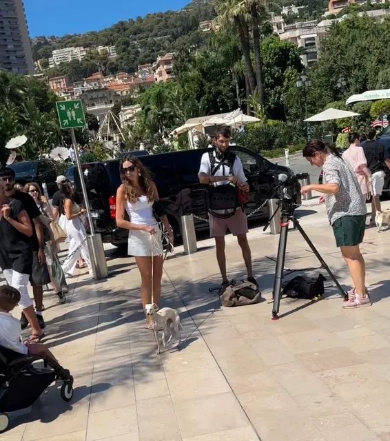 Bei den Dreharbeiten in der Vorwoche in Monaco | Foto: Temmer