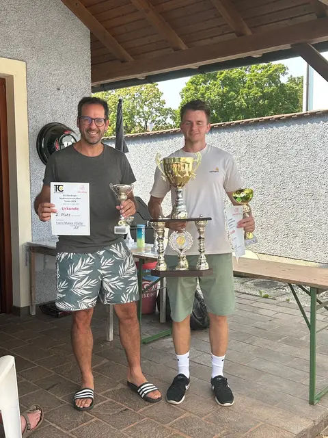 Evelio Mataix Villalto Evelio (l.) und Andreas Kriegner (r.) stellten bei den Spielen ihr Können unter Beweis.  | Foto: Harald Kriegner