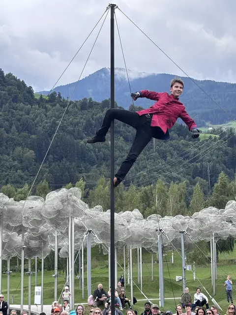 "Spine of the Dragon" begeisterte die Zuschauer in Wattens besonders.  | Foto: Haun