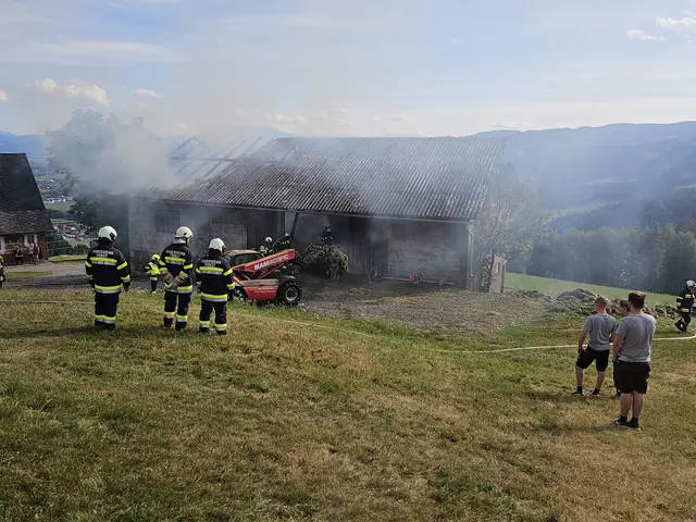 Fotos vom Brand. | Foto: Georg Bachhiesl
