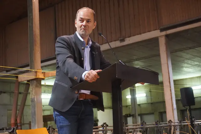 LK-Präsident Josef Hechenberger forderte klare Herkunftskennzeichnung. | Foto: AMG
