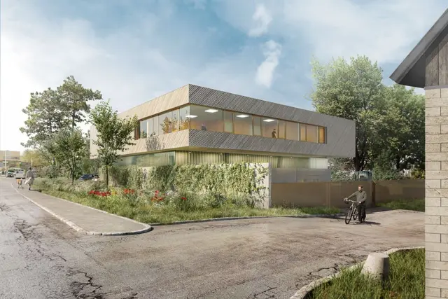 Direkt an den Campus angrenzend entsteht um 3,2 Millionen Euro ein neuer Wirtschaftshof. | Foto: g.o.y.a. ZT/Schreiner, Kastler