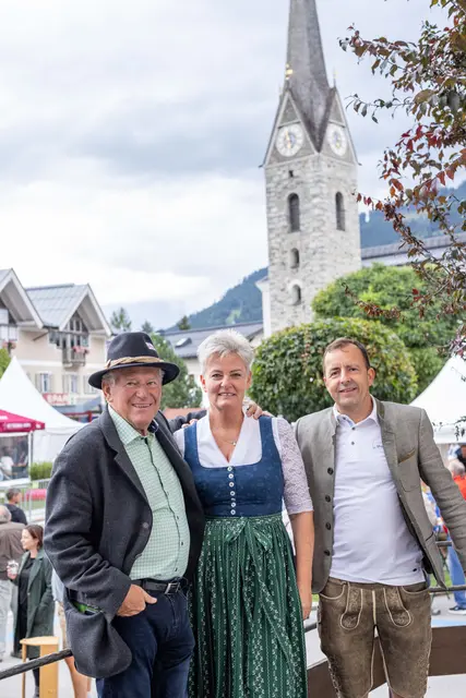 Vrnl.: Thomas Weissbacher, Marianne Weiss und Helmut Fersterer – alle Tourismusverband Maishofen. | Foto: Nikolaus Faistauer Photography