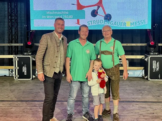 6. Preis: Eine Mischmaschine von Kanzler-Bau ging an Martin Furtlehner. | Foto: Strudengauer Messe