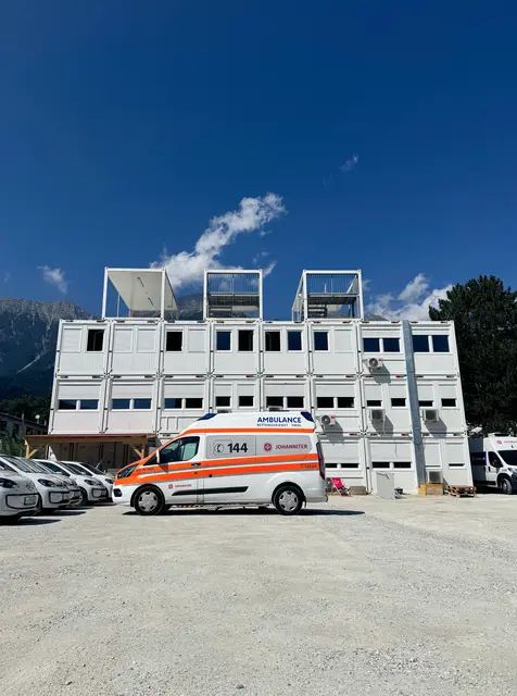 Umzug: Aufgrund des Neubaus sind die Johanniter derzeit in einer Übergangszentrale in der Josef-Wilberger-Straße 37.  | Foto: Johanniter Tirol