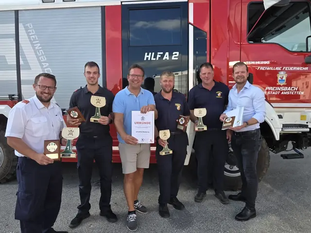 Empfang der Sieger ins Preinsbach