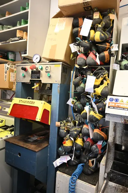 Ein Blick in die Werkstatt des Schuhmachermeisters Staudinger. | Foto: Königer