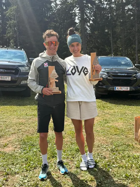 Sieger Christof Hochenwarter und Siegerin Darina Gabriel | Foto: Privat