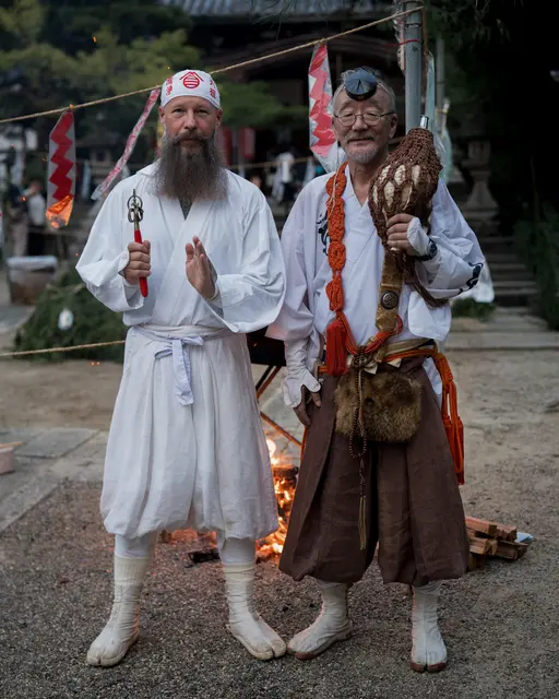 Christian Grübl &amp; Ishizuka Namori Abt Ichigon-ji Tempel Kyoto. | Foto: Grübl