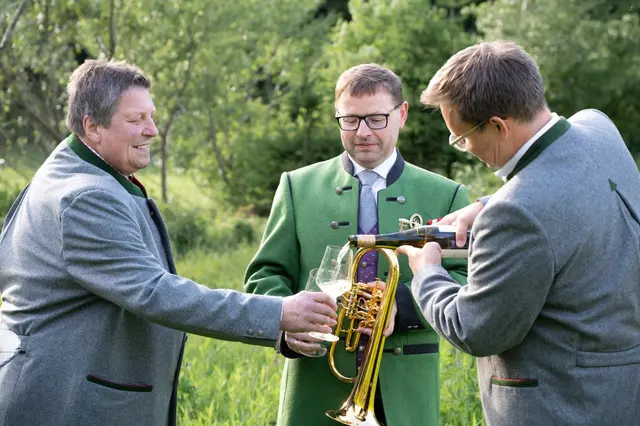 Karl Tremetsberger, Erwin Haderer und Roland Raab. | Foto: Schützenverein Pabneukirchen