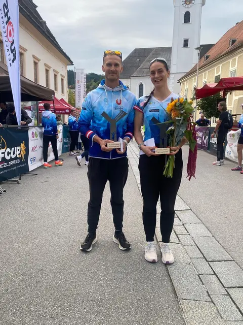  Den Gesamtsieg holte sich in einem konstant schnellen Rennen sein Vereinskollege Philipp Frehsner, der damit den Doppelerfolg der Waidhofner perfekt machte.
  In der AK20 holte sich Jana Recinsky den Klassensieg | Foto: Sportunion Waidhofen