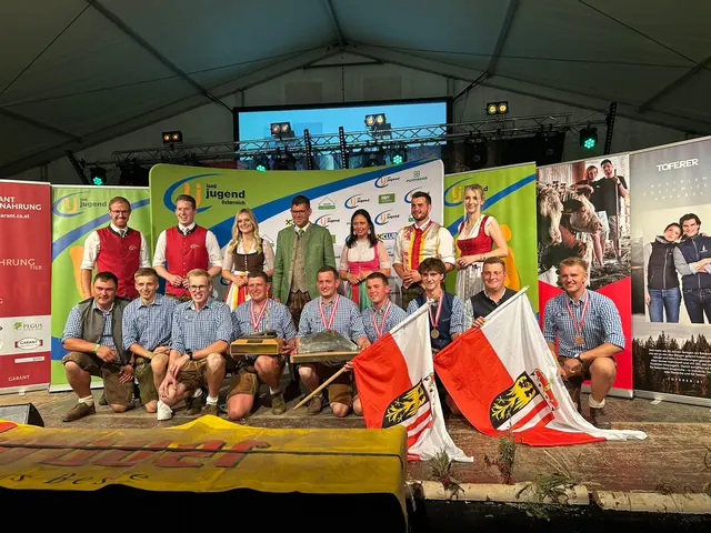 Das oberösterreichische Pflügerteam erzielte überragende Ergebnisse. | Foto: Landjugend OÖ