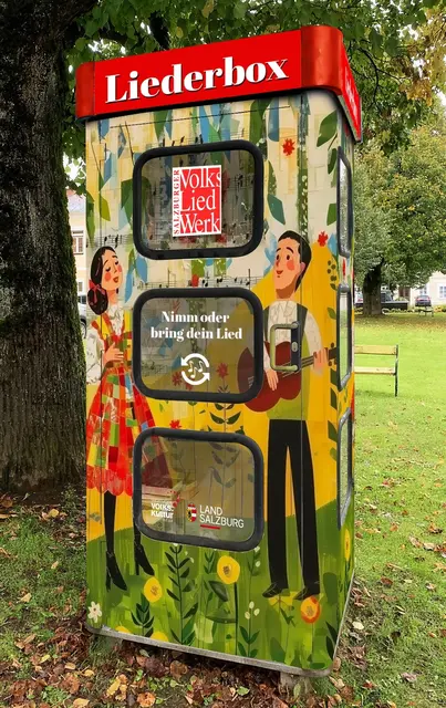 Die erste Salzburger Liederbox wird am Freitag, 5. September 2025, um 17 Uhr feierlich eröffnet. Mit der Liederbox soll ein lebendiger Ort für musikalisches Erbe und gelebte Volkskultur, offen für alle, die Freude an Musik haben, entstehen. | Foto: Salzburger Volksliedwerk