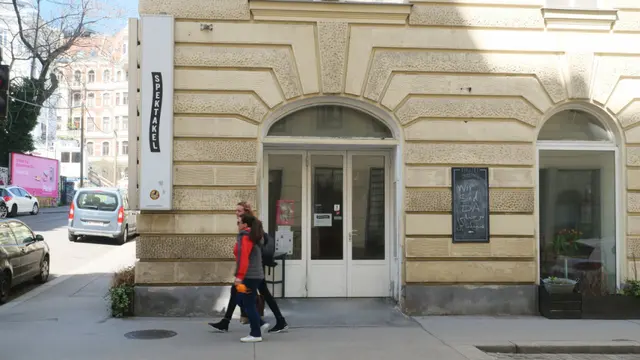 Das "Spektakel" befindet sich in der Hamburgerstrasse 14 und zählt zu einer der ältesten Kleinkunstbühnen Wiens. | Foto: Maximilian Spitzauer/RMW