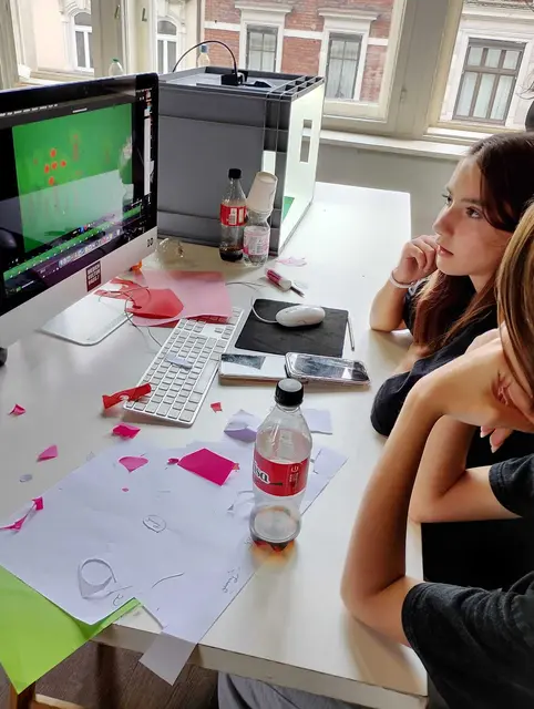 In Wels durften die Jugendlichen aus der Ukraine einen Trickfilm-Workshop im Medienkulturhaus besuchen. | Foto: Volkshilfe